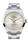 Oyster Perpetual 36 Silver Dial Oyster Bracelet Watch 126000.