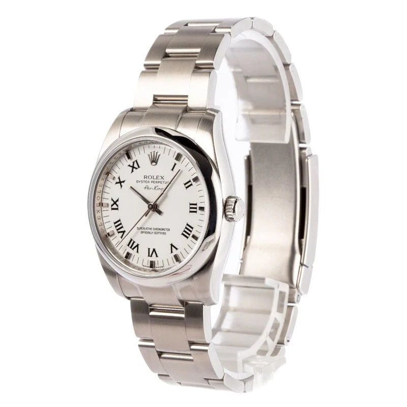 Rolex Oyster Perpetual 114200 White Dial