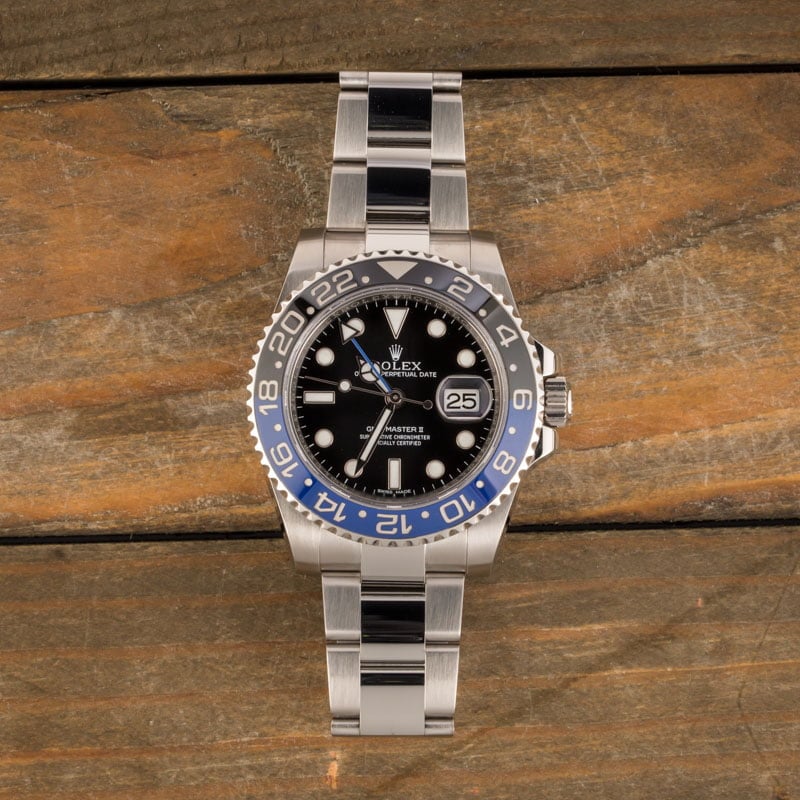 Rolex GMT-Master II Batman Bezel 116710blnr