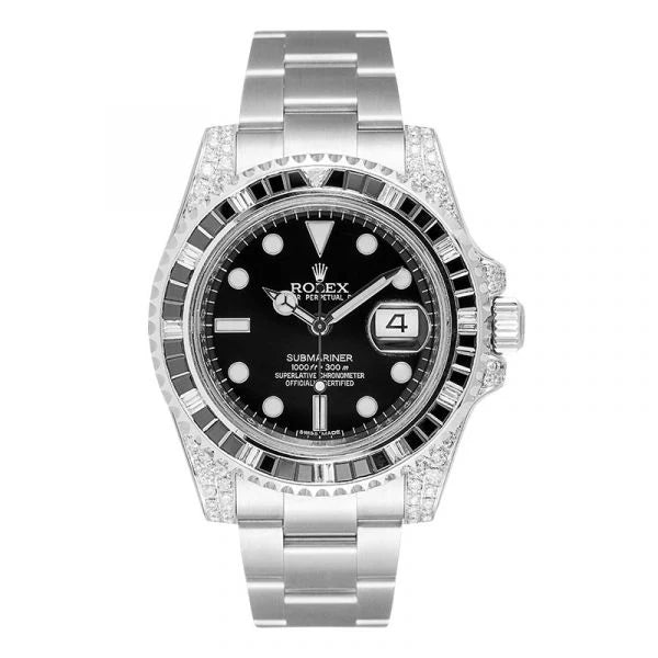 Rolex Submariner Date 116659SABR 18K White Gold Diamonds Sapphires UNWORN