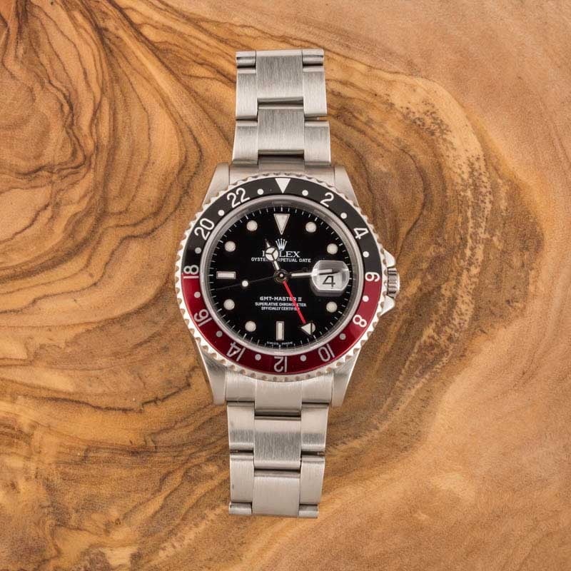Rolex GMT-Master II Ref 16710 Red & Black Coke