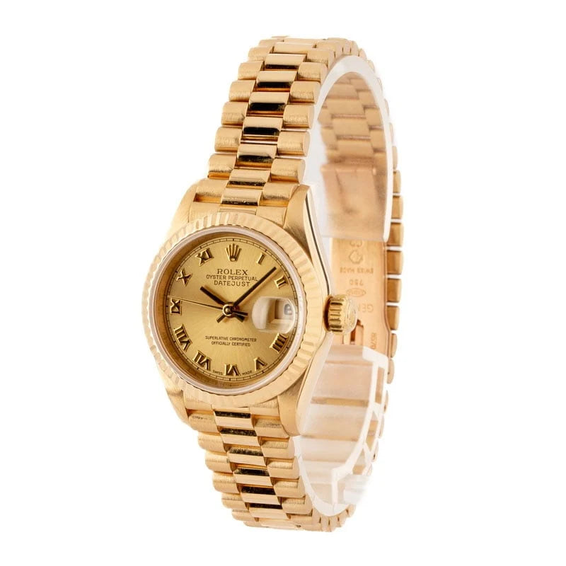 Ladies Rolex President 69178 Champagne