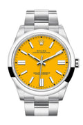 Oyster Perpetual 41 Yellow Dial Oyster Bracelet Watch 124300.
