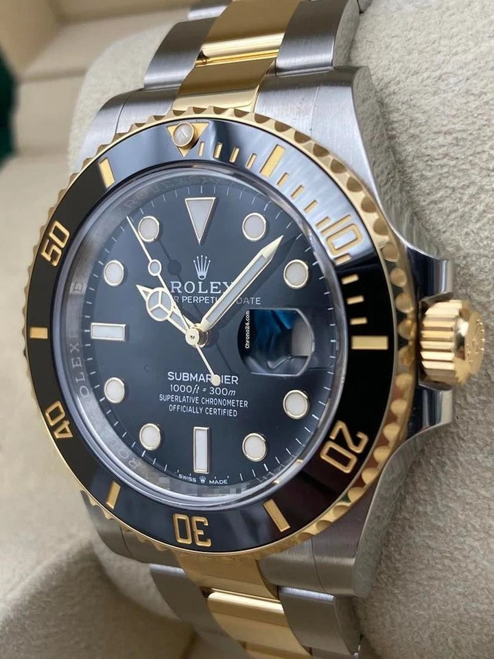 Submariner Date 41mm Black Dial Two Tone 126613LN 2021 Unworn.