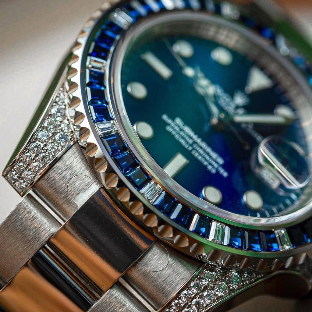Rolex Submariner Date 116659SABR 18K White Gold Diamonds Sapphires UNWORN