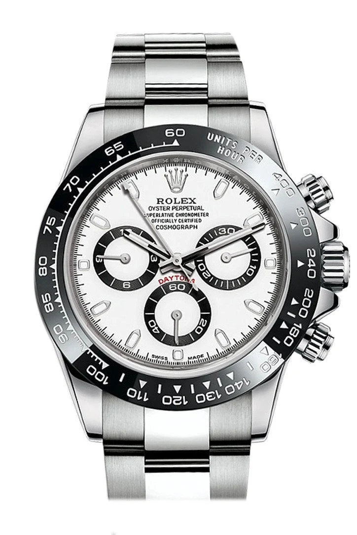 Cosmograph Daytona 40 White Dial Stainless Steel Oyster Men's Watch 116500LN 116500.