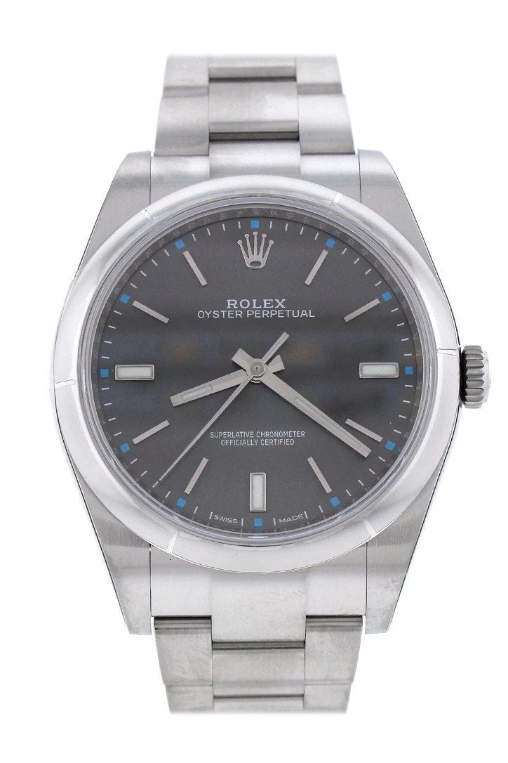 OYSTER PERPETUAL 39 Rhodium Dial Men's Watch 114300.