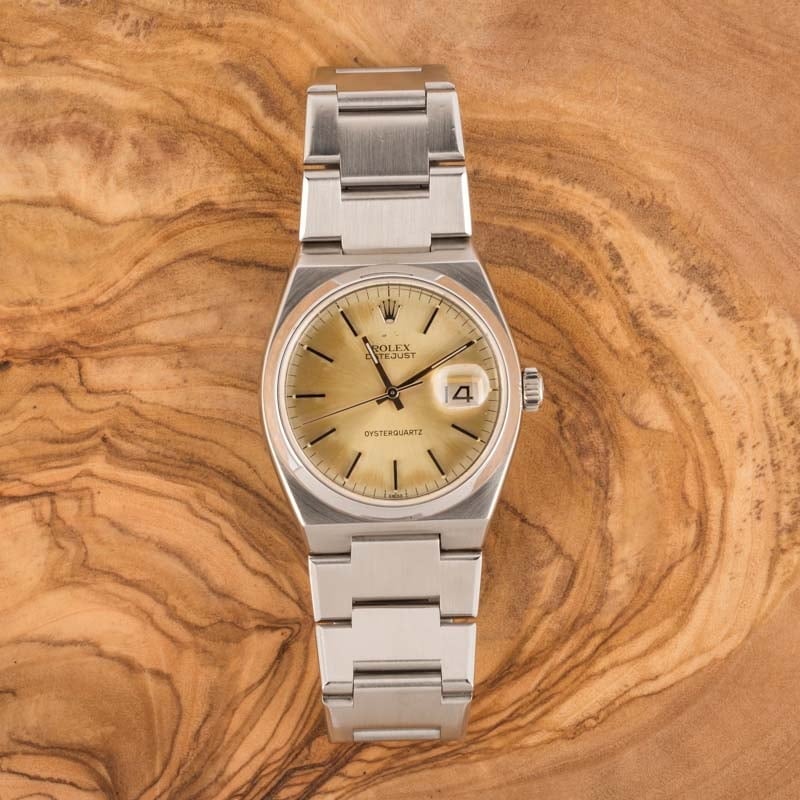 Rolex Oysterquartz Datejust 17000 Steel Integral