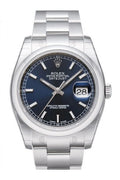 Datejust 36 Blue Dial Stainless Steel Watch 116200.