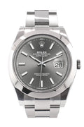 Datejust 41 Dark Rhodium Dial Automatic Men's Watch 126300.