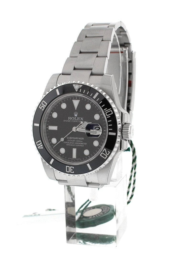 Submariner Date 40 Black Dial Mens watch 116610LN 116610.