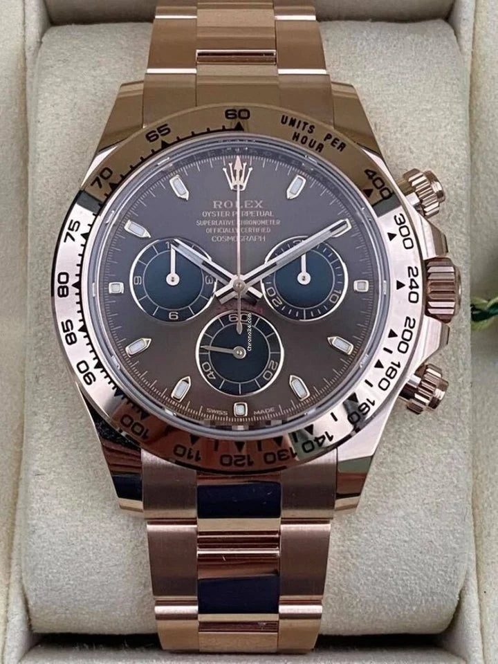 Daytona Rose Gold Chocolate Index Dial 116505 Unworn.