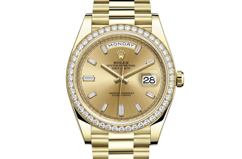 Rolex Day-Date 40 Ref 228348 DiamondDial8 Bezel