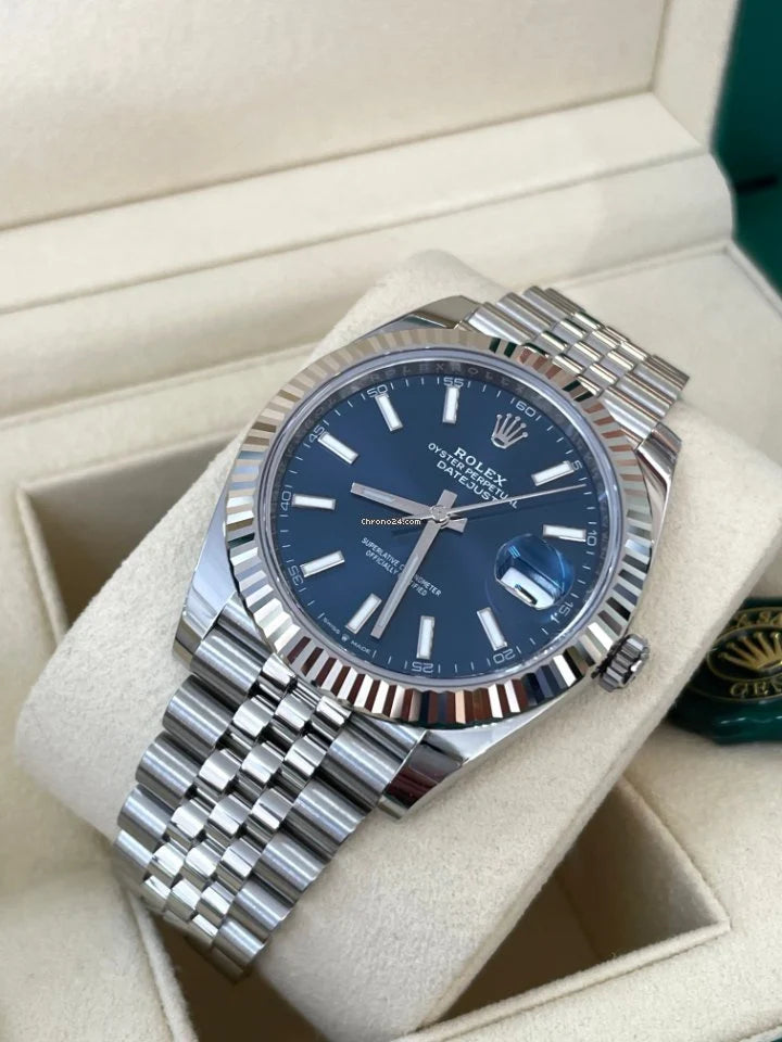 Datejust 41mm 126334 Blue Index Jubilee 2021.
