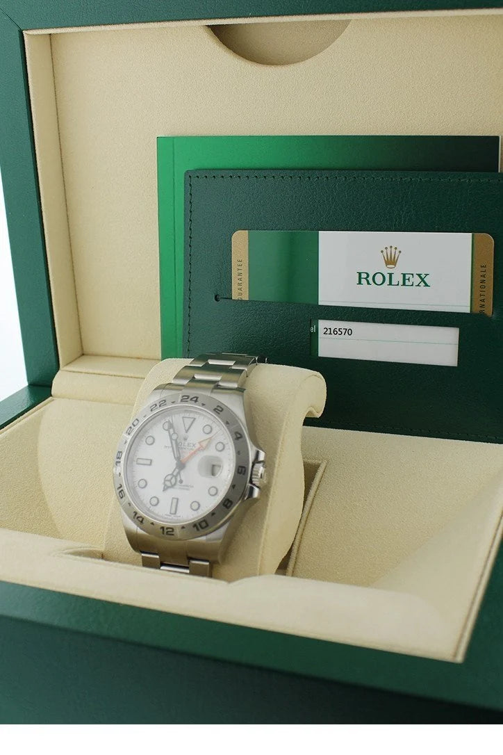Explorer II White Dial Stainless Steel Men's Watch 216570.