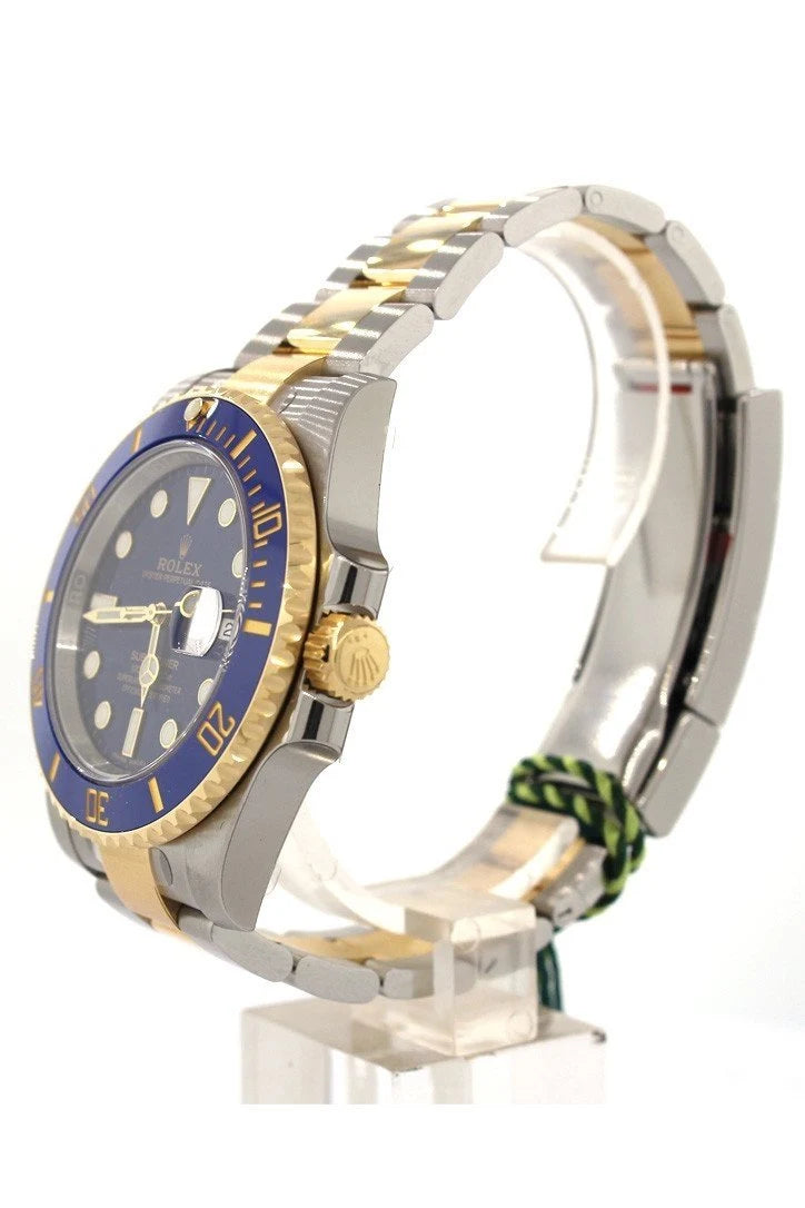 Submariner Date 40 Blue Dial Gold and Steel Watch 116613LB 116613.