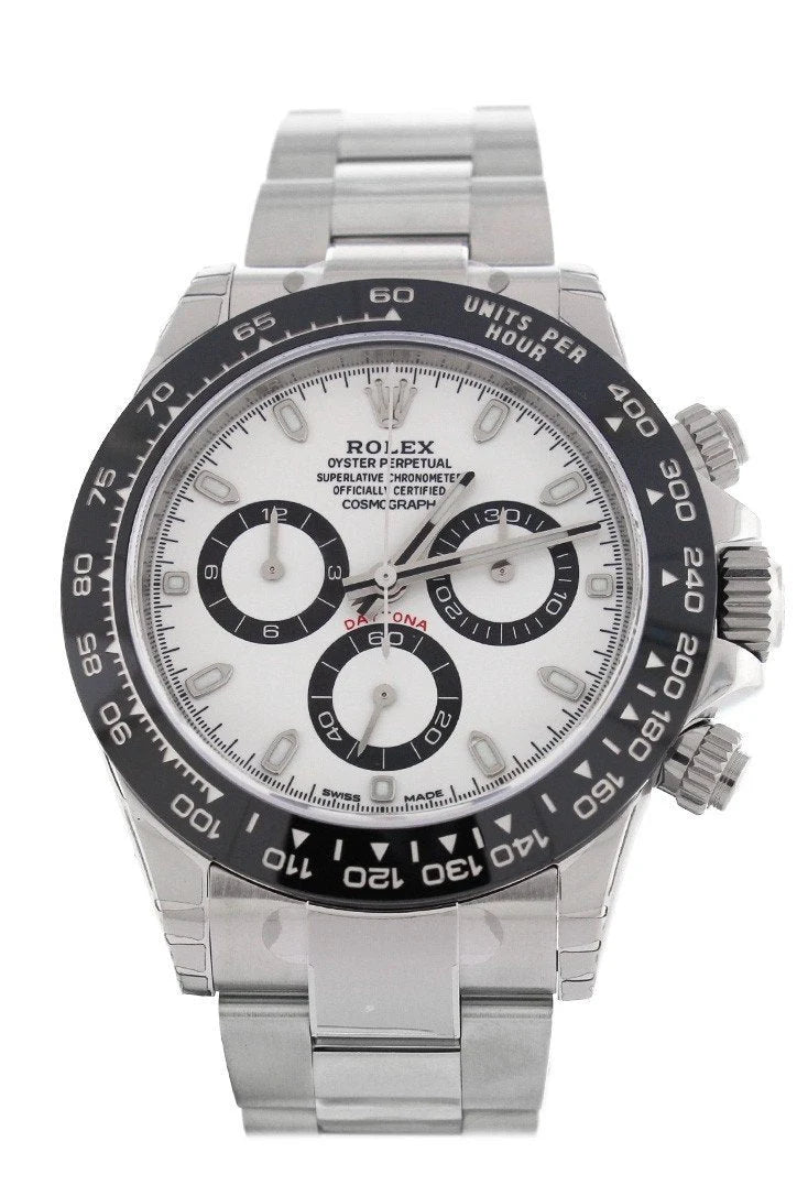 Cosmograph Daytona 40 White Dial Stainless Steel Oyster Men's Watch 116500LN 116500.