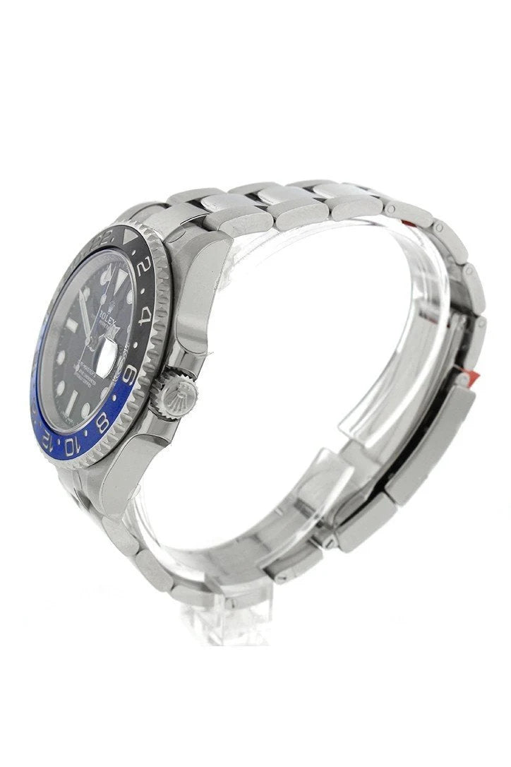 GMT-Master II Batman 40 Black Dial Steel Men's Watch 116710BLNR 116710.