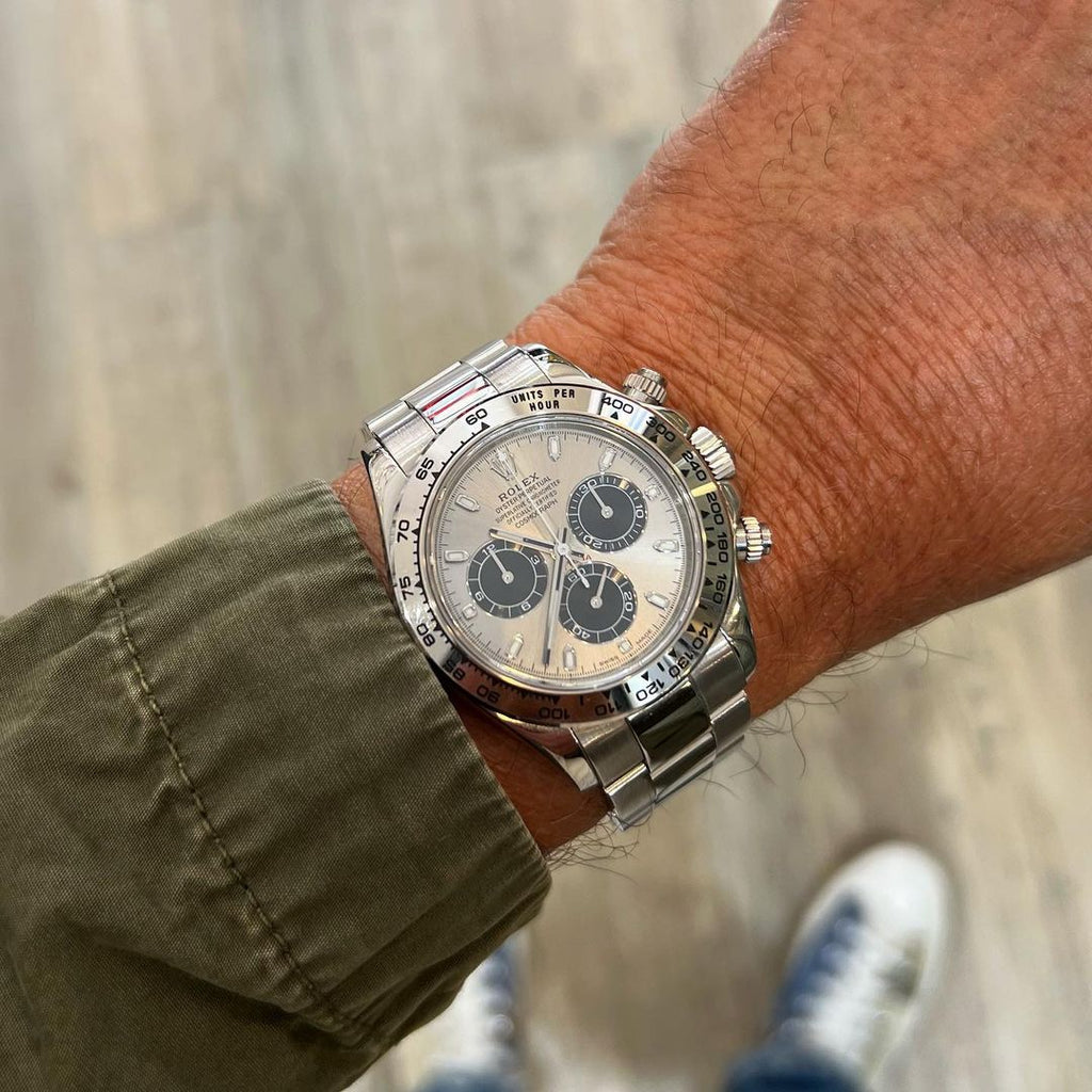 Rolex White Gold Daytona 116509 Steel and Black