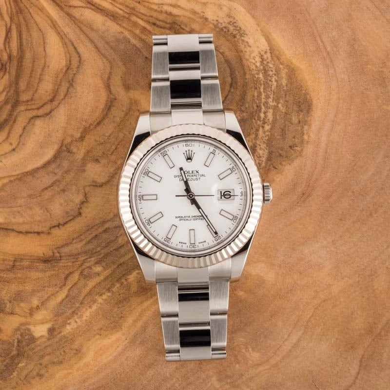 Rolex Datejust II Ref. 116334 White Dial