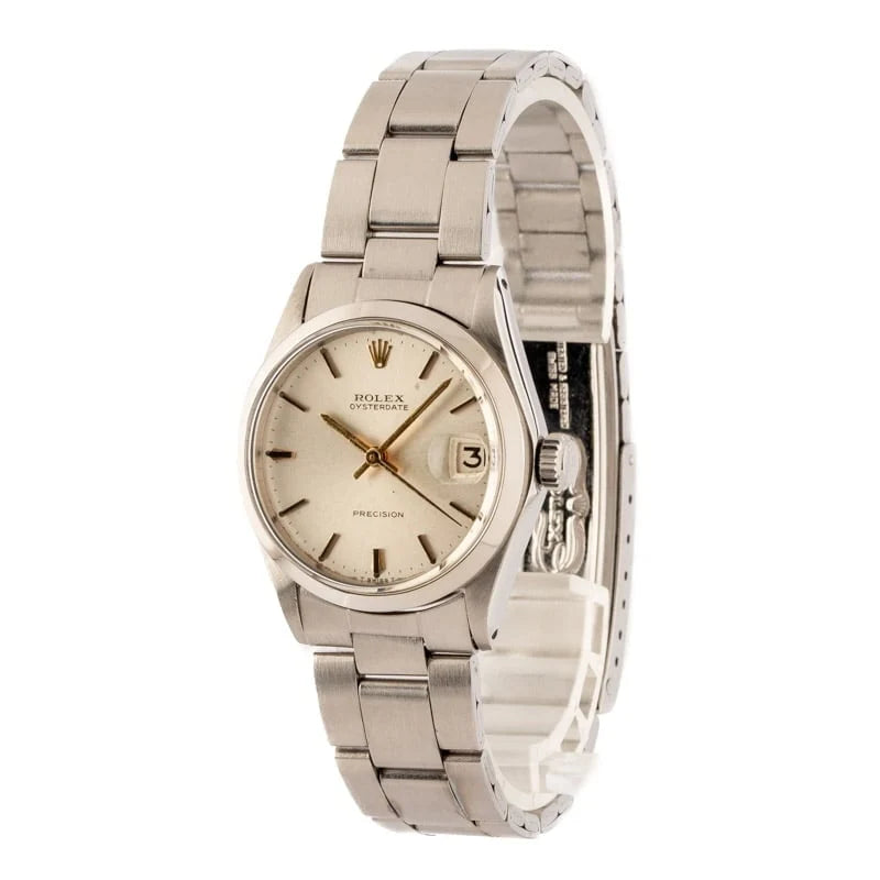 Vintage Rolex OysterDate 6466 Stainless Steel