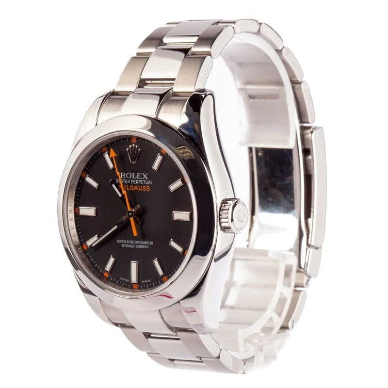 Rolex Milgauss Black Dial 116400