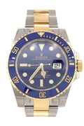Submariner Date 40 Blue Dial Gold and Steel Watch 116613LB 116613.
