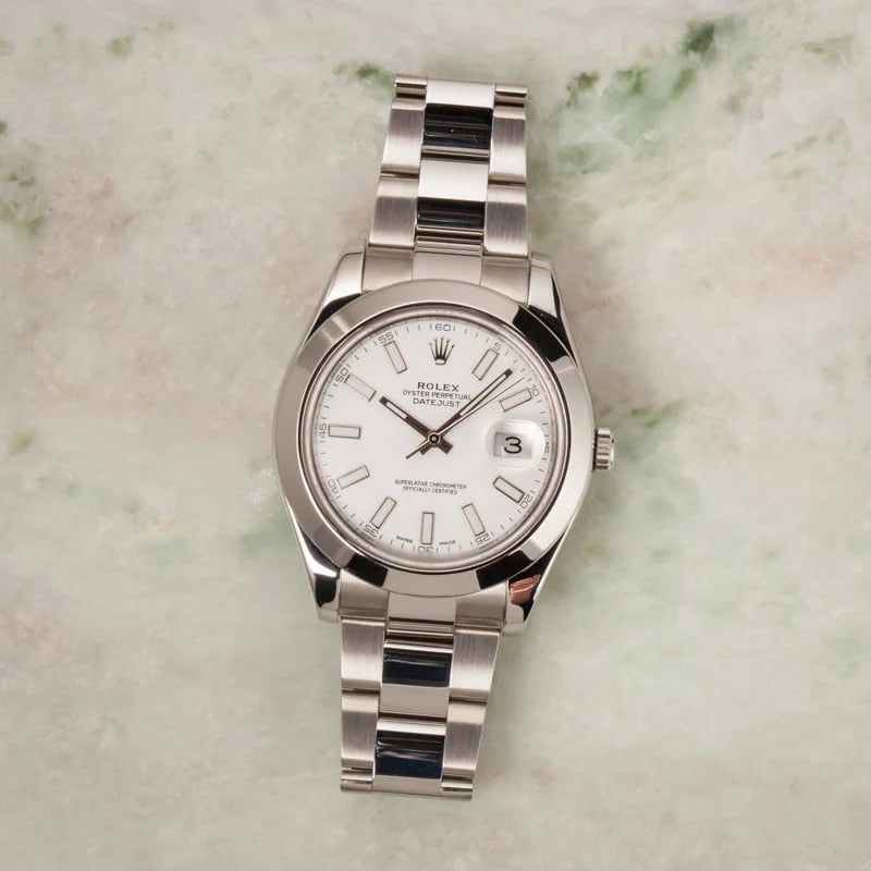 Rolex Datejust II 116300 White
