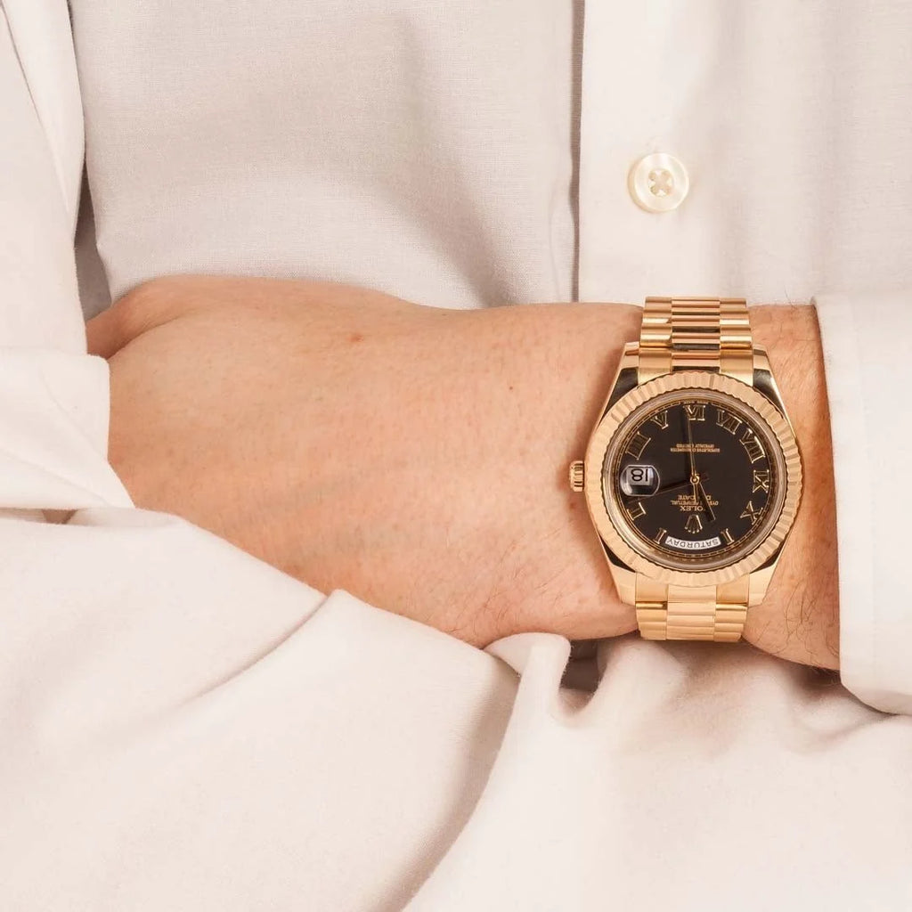 Rolex Day-Date II President 218238 Yellow Gold