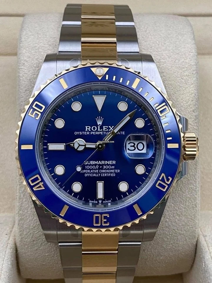 Submariner Date 41mm Blue Dial Two Tone 126613LB 2021 Unworn.