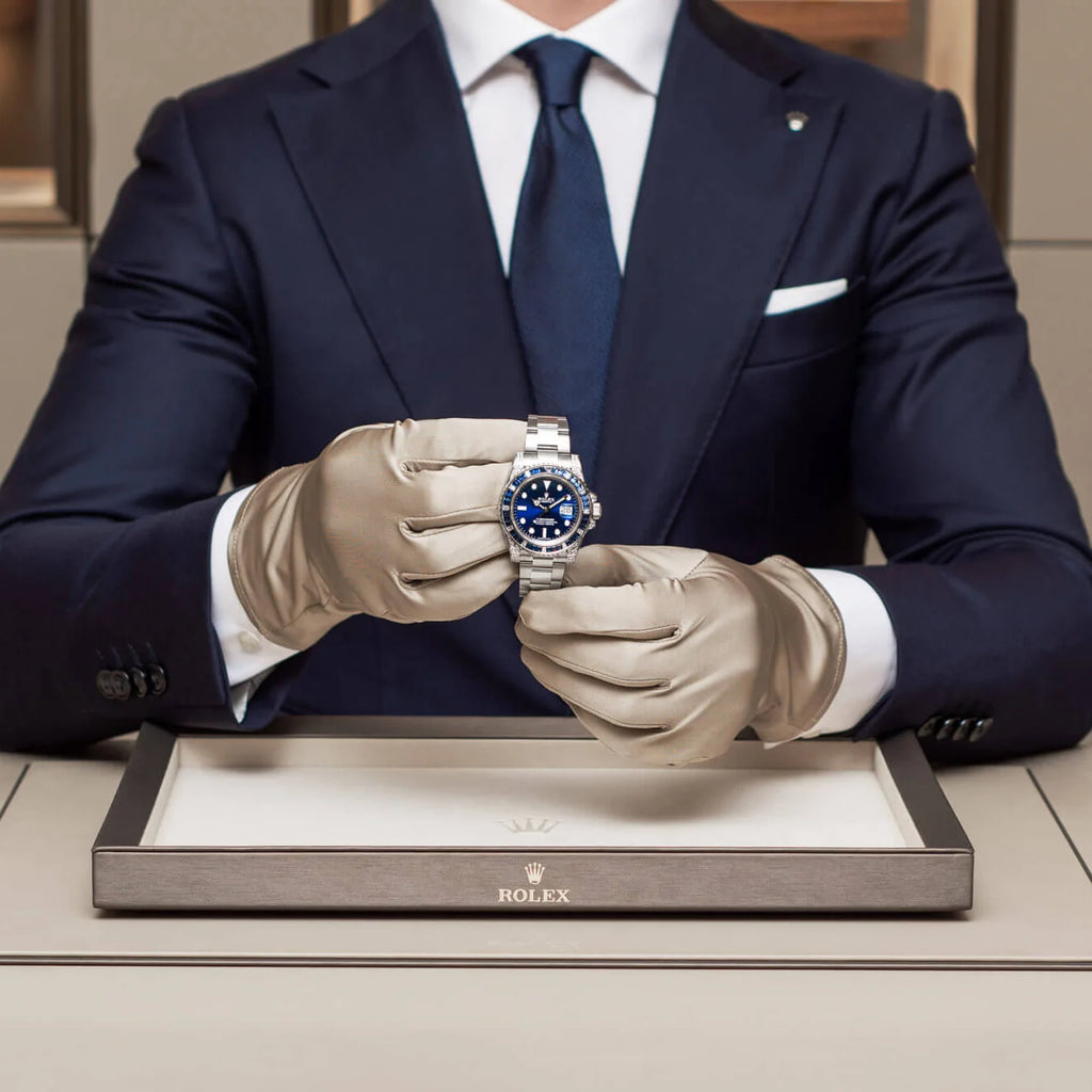 Rolex Submariner Date 116659SABR 18K White Gold Diamonds Sapphires UNWORN