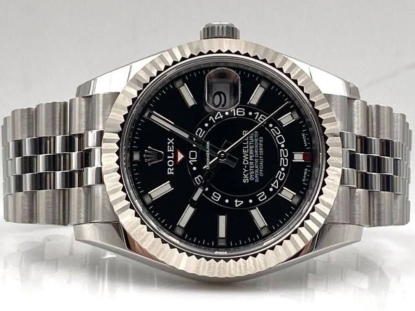 Sky-Dweller Black Jubilee Bracelet 326934 2021 Unworn.